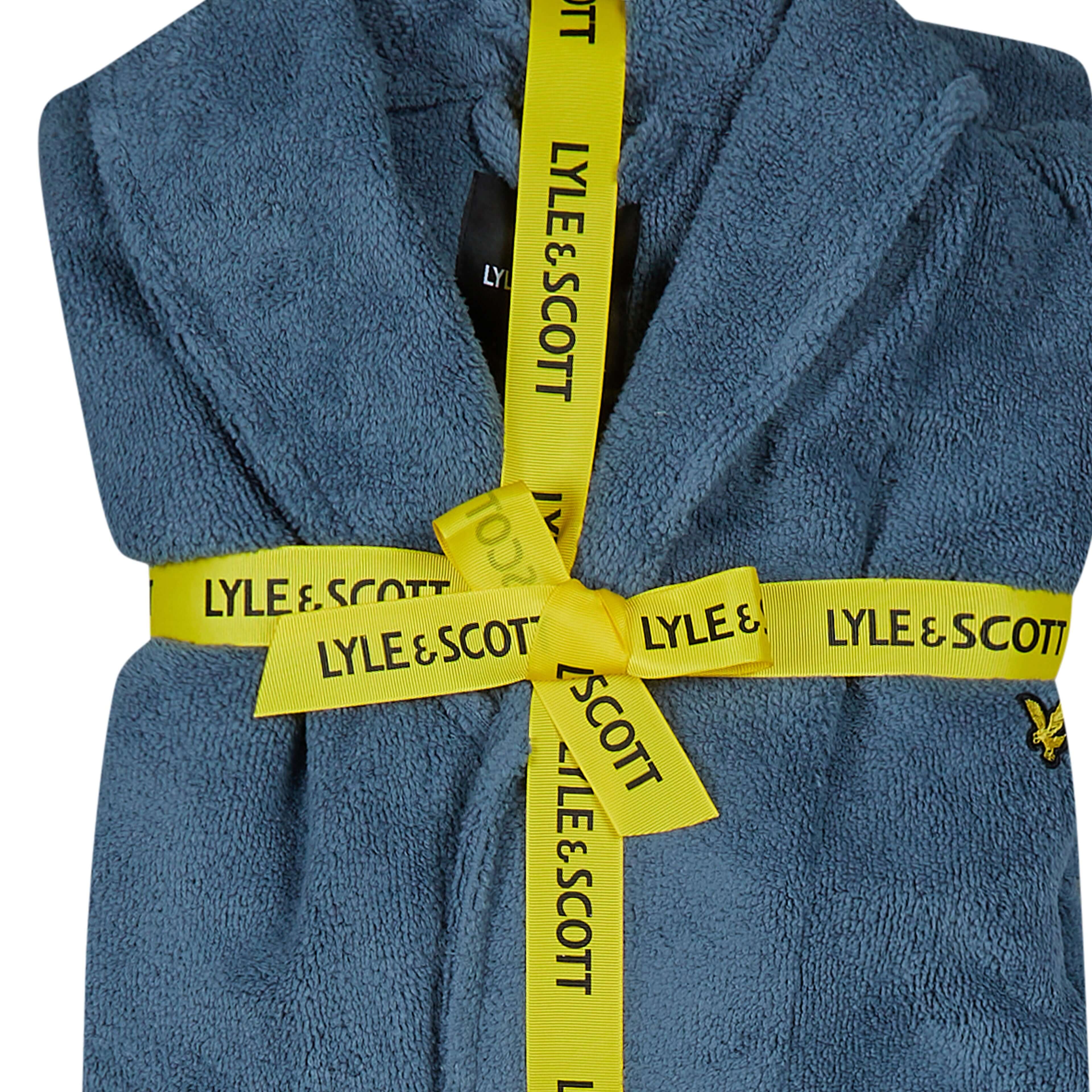 Lyle & Scott Lucas Bathrobe - Blue