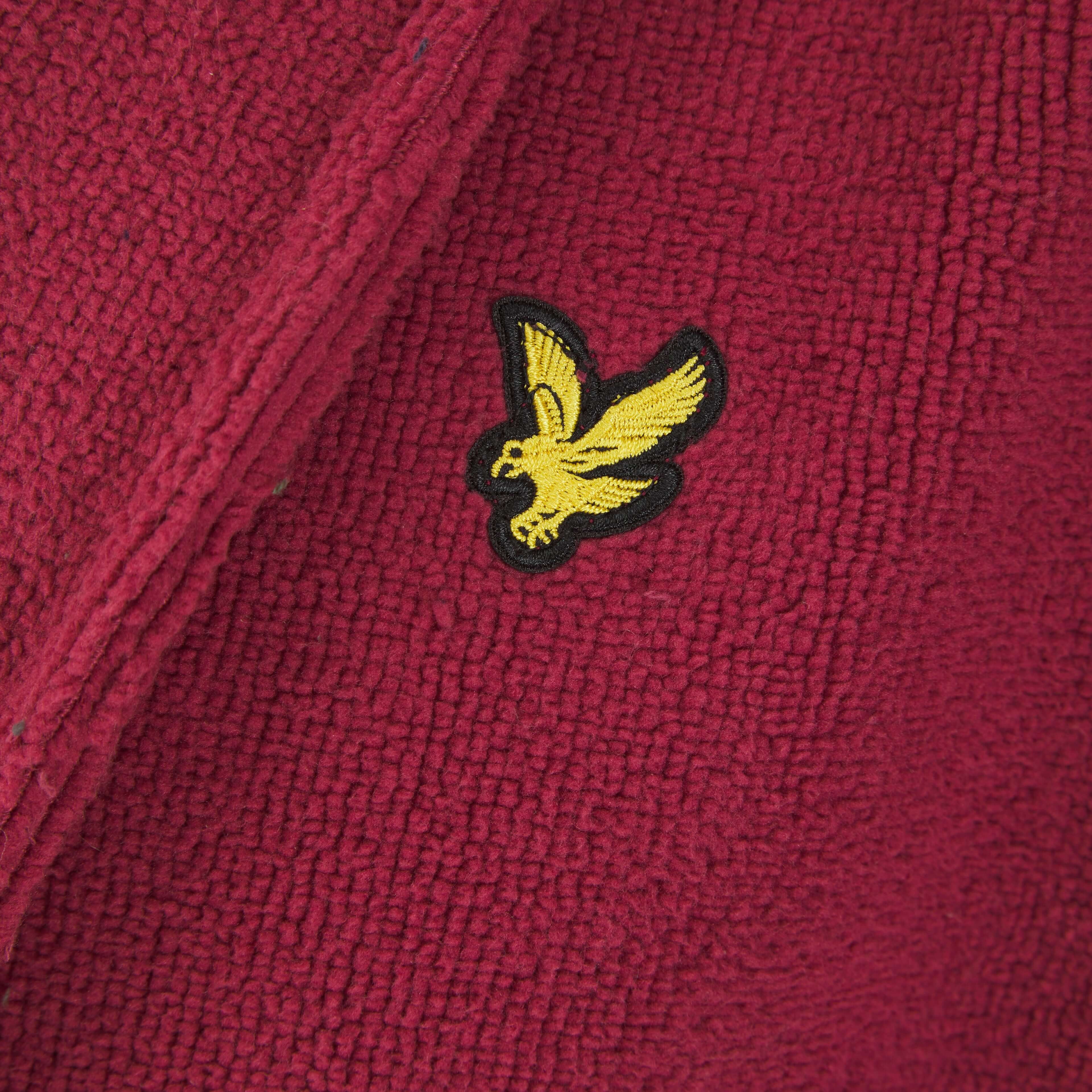 Lyle & Scott Lucas Bathrobe - Ruby Wine