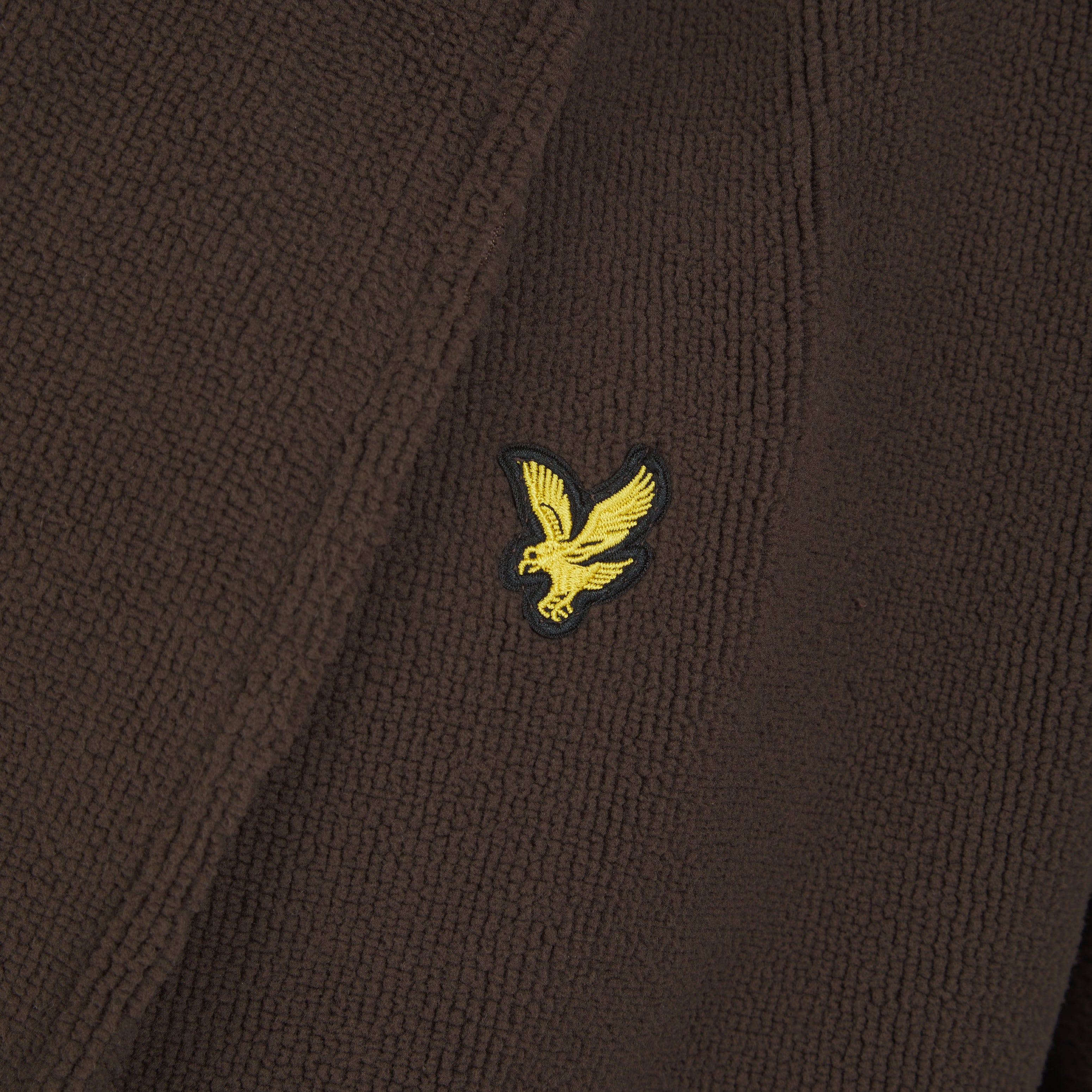 Lyle & Scott Lucas Towelling Dressing Gown Brown - Image 2