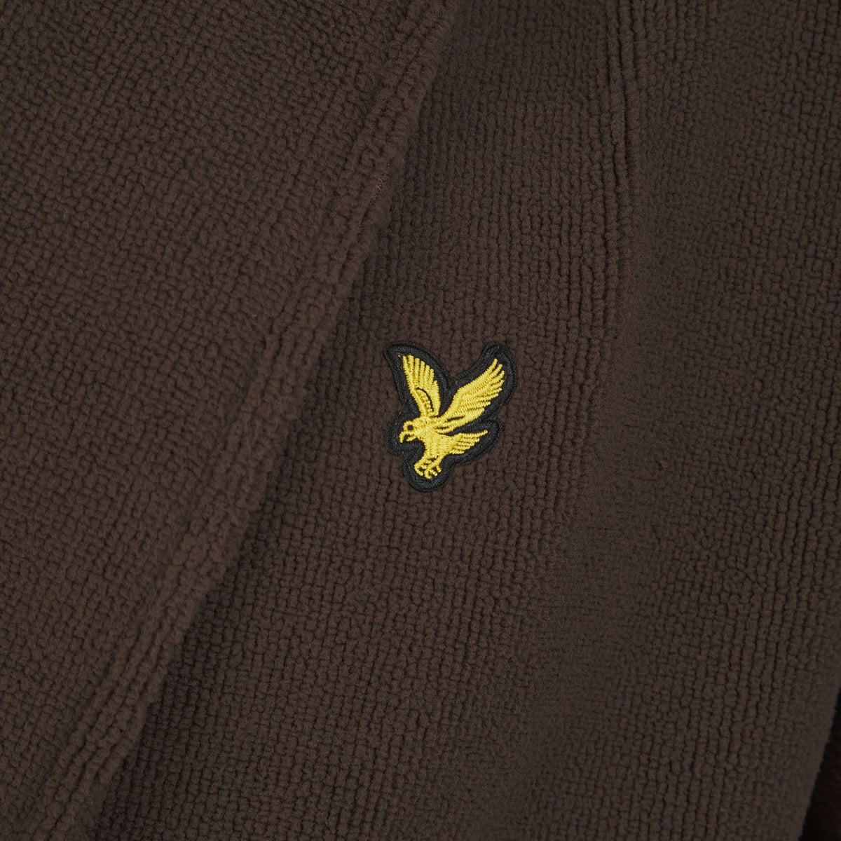 Lyle & Scott Lucas Towelling Dressing Gown Brown - Image 2