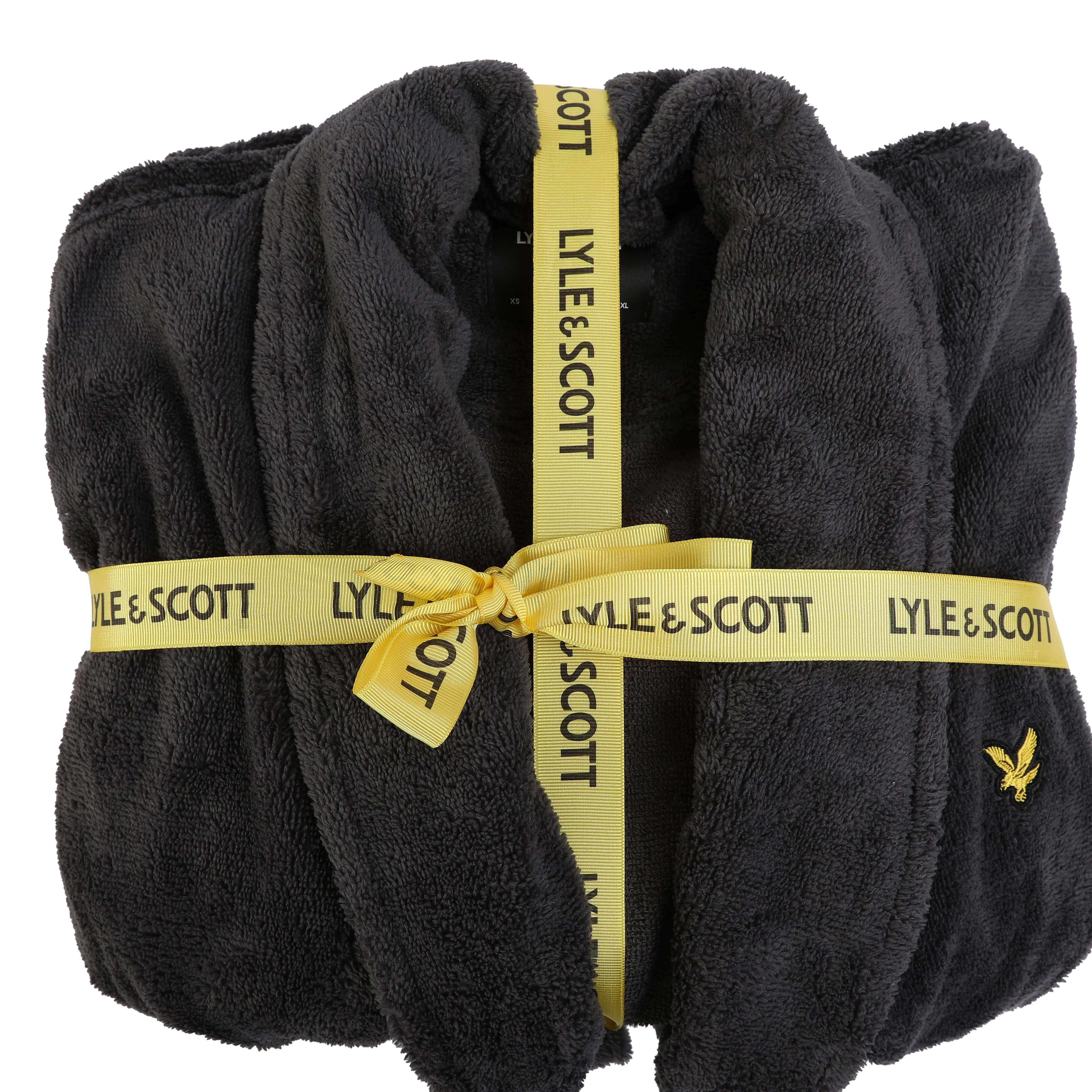 Lyle & Scott Lucas Bathrobe - Granite Grey