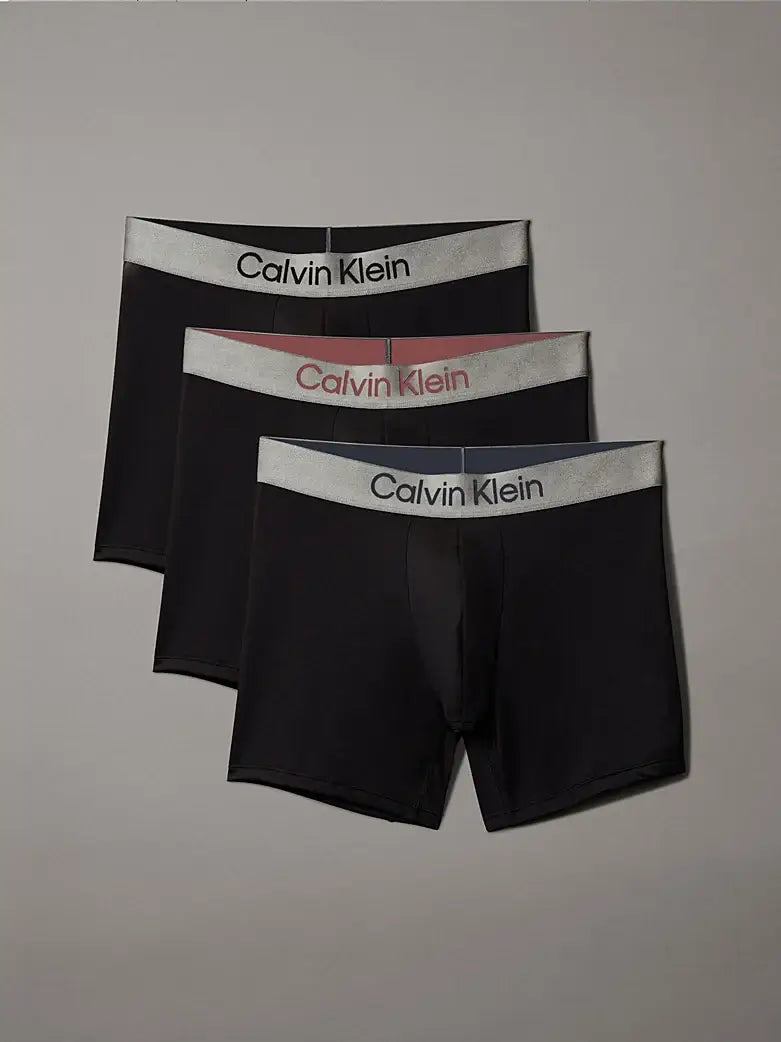 Calvin Klein 3 Pack Micro Stretch Boxer Briefs - Black, Multi