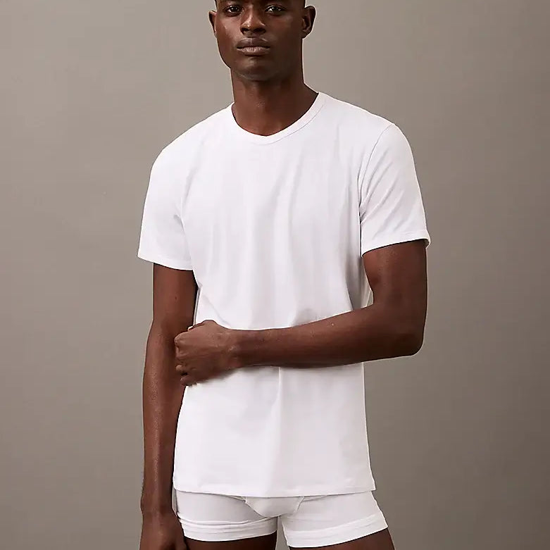 Calvin Klein 3 Pack Lounge Crew Neck T-Shirts - White