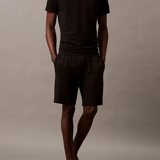 Calvin Klein 3 Pack Lounge Crew Neck T-Shirts - Black
