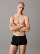Calvin Klein 5 Pack Low Rise Trunks - Icon Cotton Stretch, Black