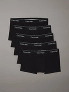 Calvin Klein 5 Pack Low Rise Trunks - Icon Cotton Stretch, Black