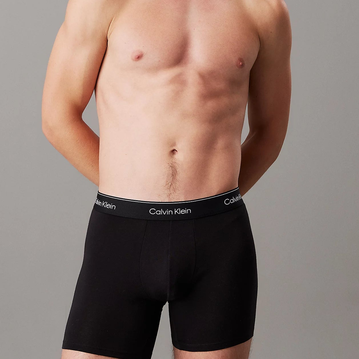 Men’s stretch boxer briefs with supportive fit and comfortable waistband