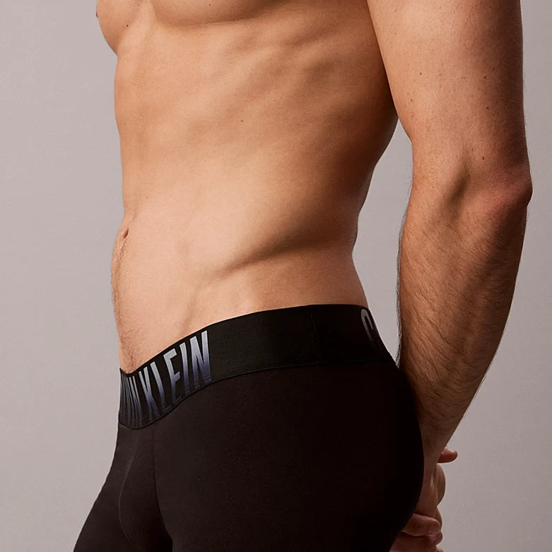 Calvin Klein Intense Power Cotton 3 Pack Trunks Black Multi - model view