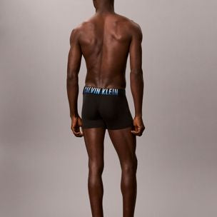 Calvin Klein Intense Power Cotton Boxer Briefs Black Multi - model back view