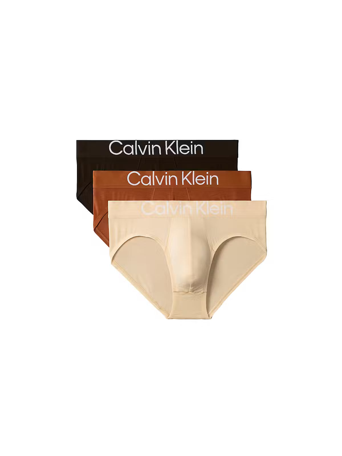 Calvin Klein Ultra Soft Lyocell 3 Pack Hip Briefs, colour 4KO – front product image