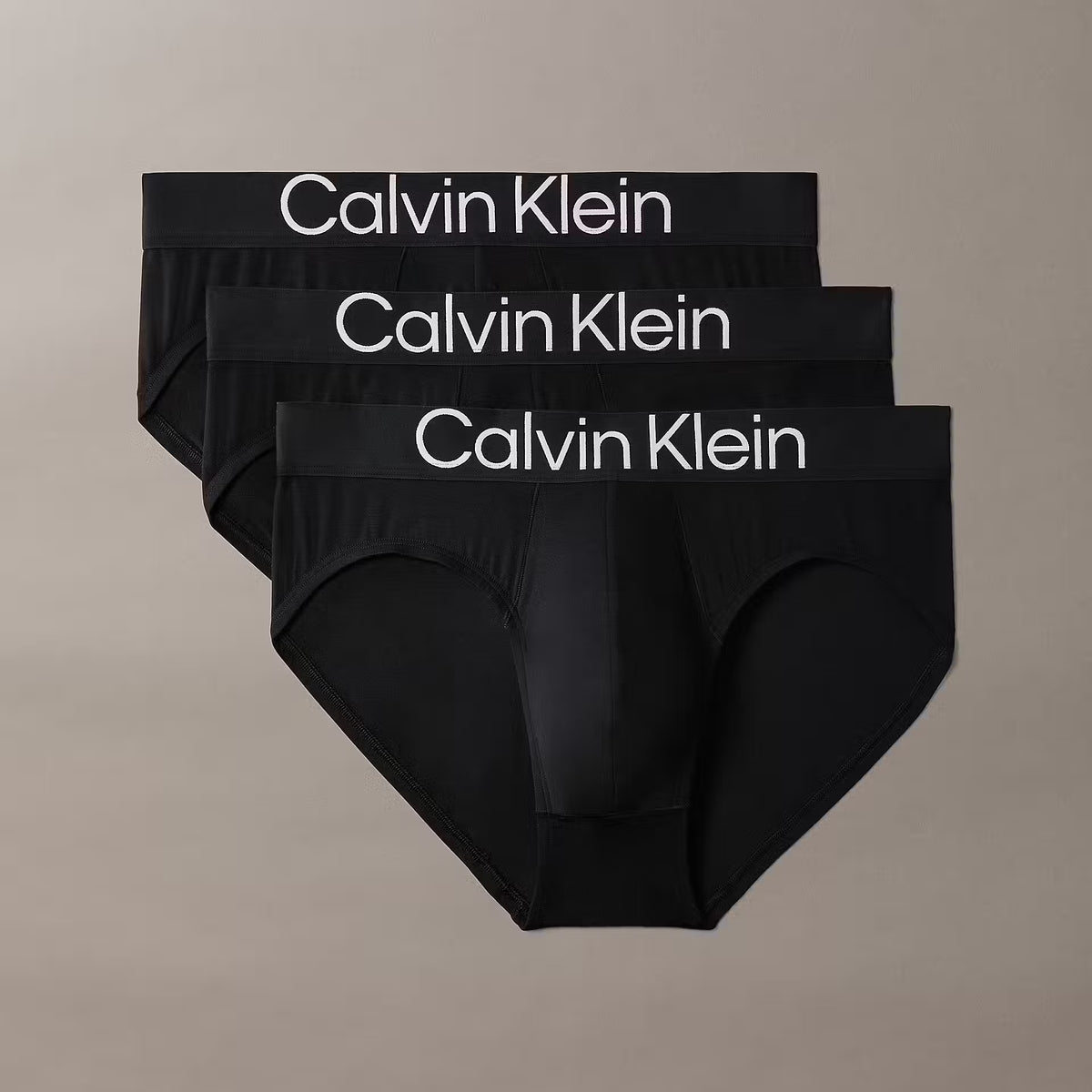 Calvin Klein Ultra Soft Lyocell 3 Pack Hip Briefs Black UB1 – 3-pack main image