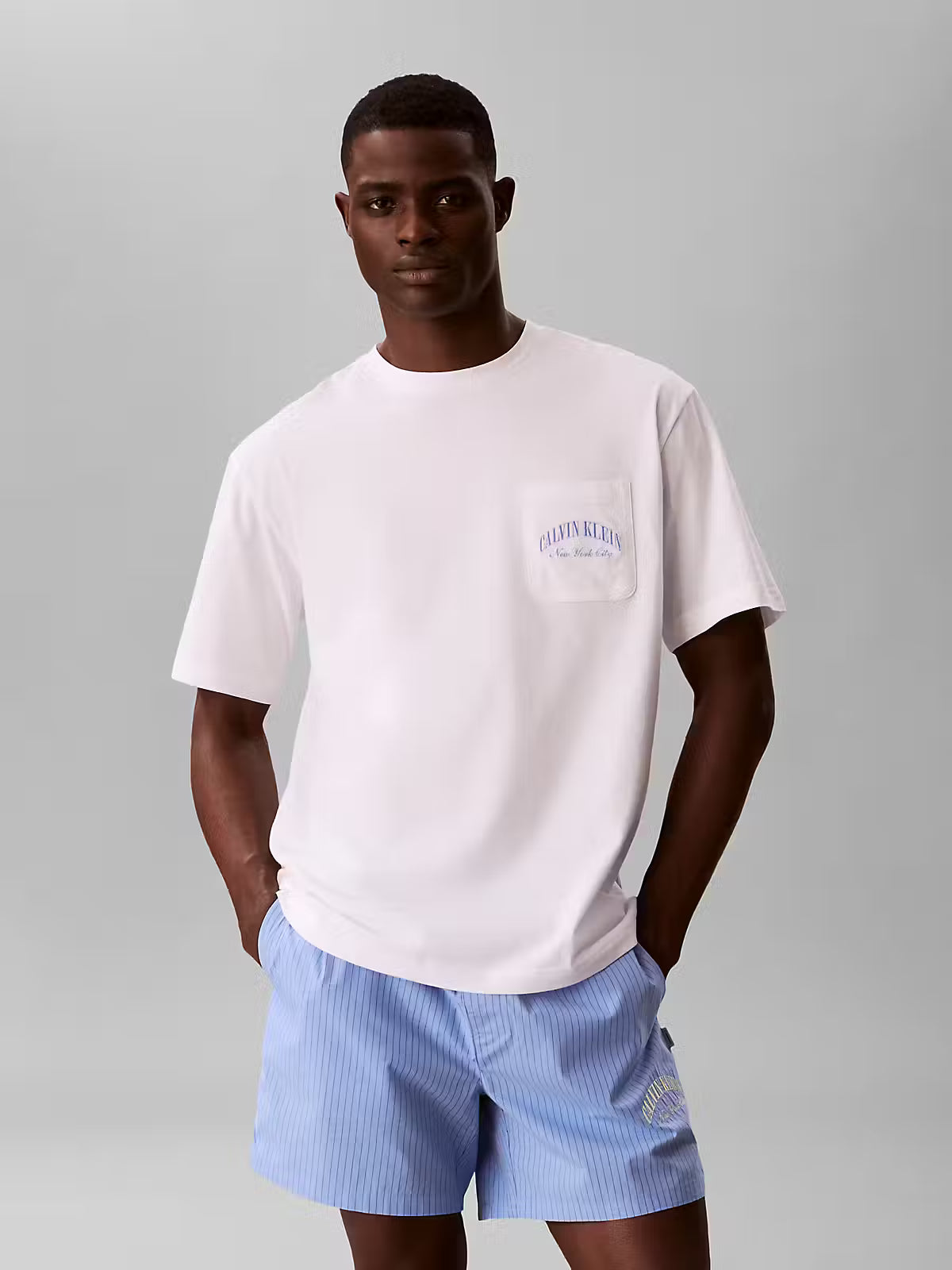 Calvin Klein Cotton Crest Logo Pyjama Set – 2 Piece Loungewear
