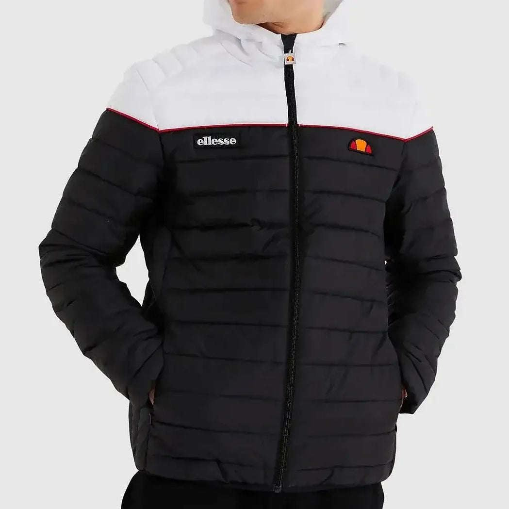 Ellesse Men's Lombardy 2 Padded Jacket - Black / White