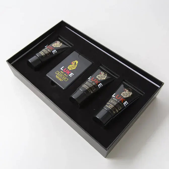 Luke 4 Piece Travel Kit - Black OUD