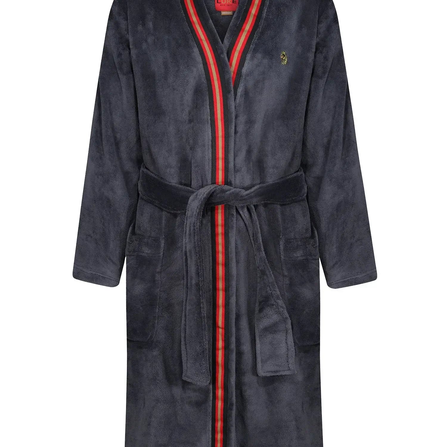 LUKE 1977 The Saint Dressing Gown, Charcoal Bathrobe