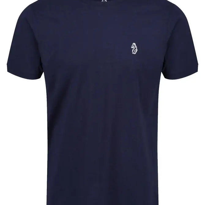 LUKE 1977 Johnys Crew Neck 3 Pack T-Shirt, Navy/Sky/White