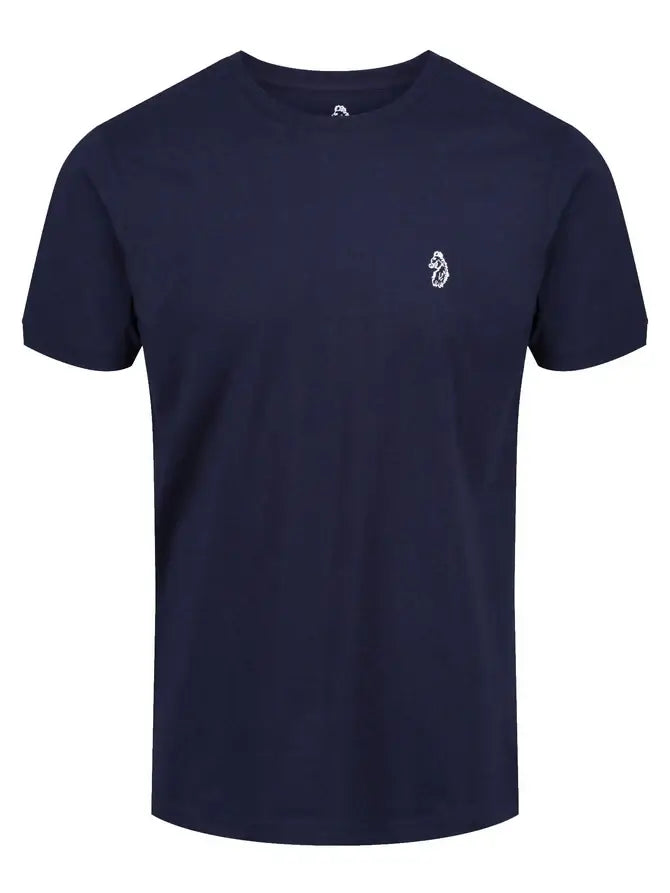 LUKE 1977 Johnys Crew Neck 3 Pack T-Shirt, Navy/Sky/White