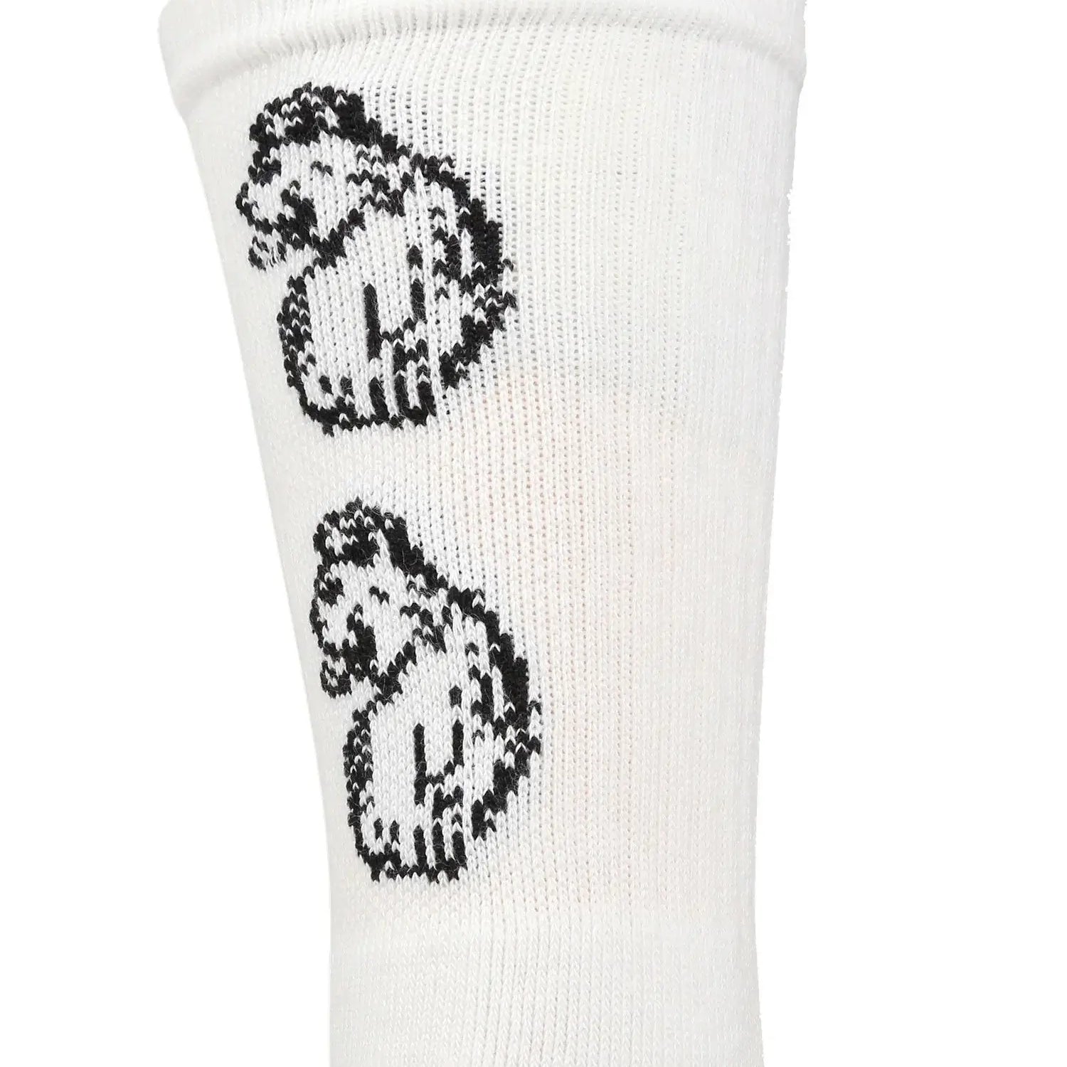 Luke Court Crew 3 Pack Tennis Socks - White ( Size 7-11 )