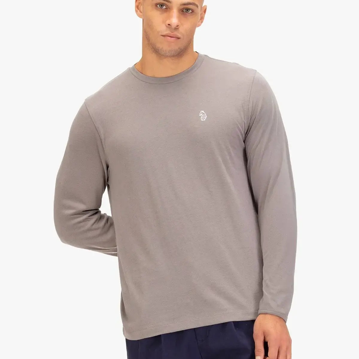 LUKE 1977 Johnys long sleeve T-shirt - Concrete
