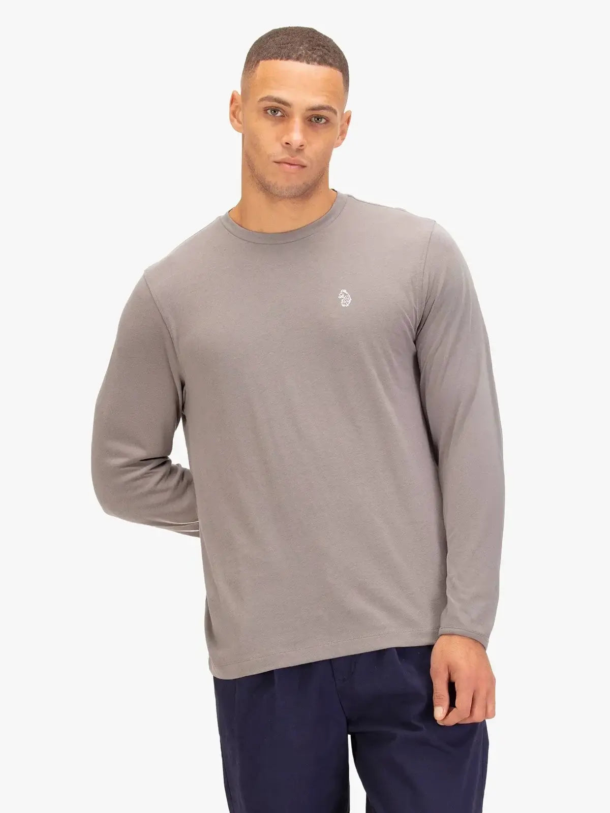 LUKE 1977 Johnys long sleeve T-shirt - Concrete