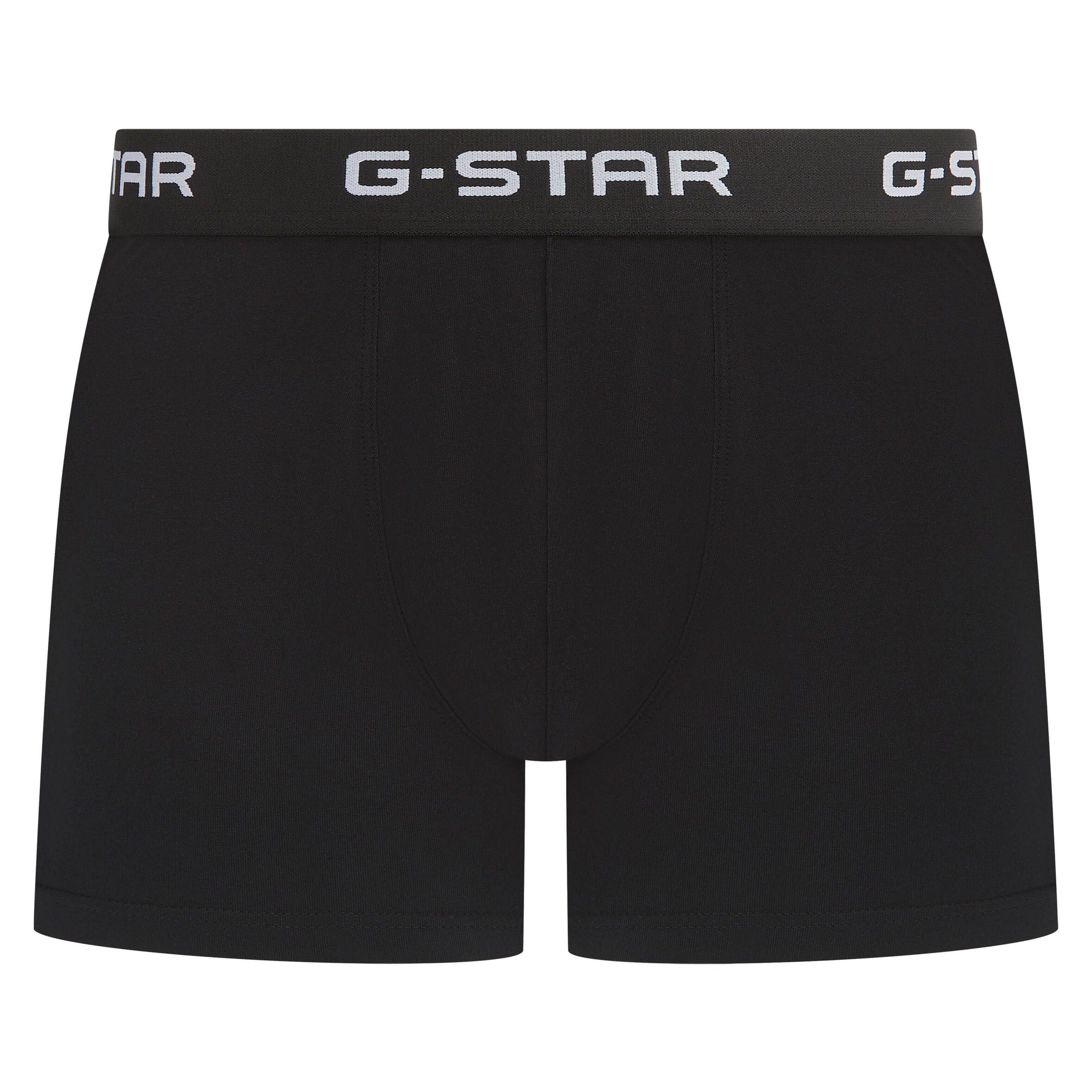 G-Star Men’s 5 Pack Cotton Stretch Trunks – Black, Navy, White & Grey