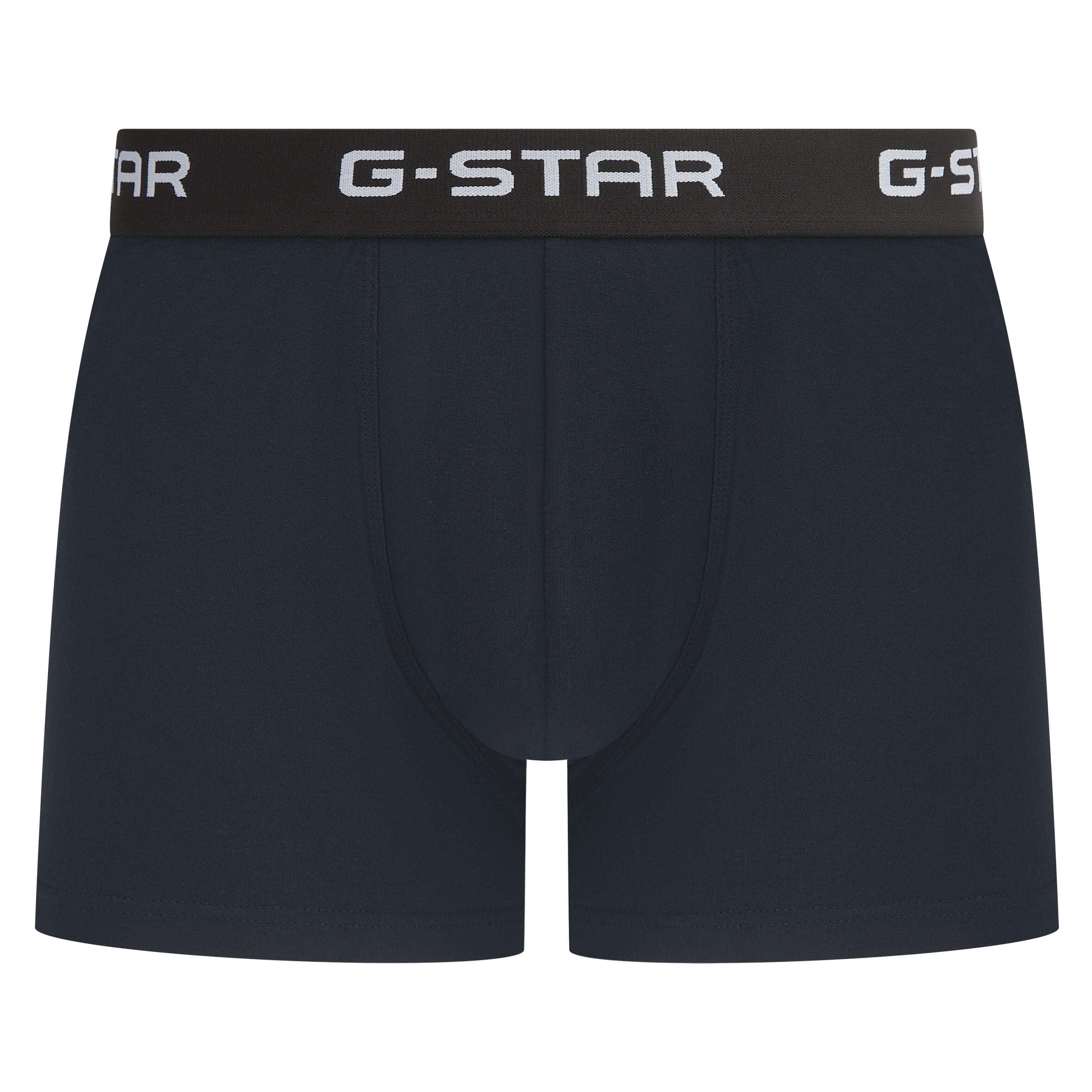 G-Star Men’s 5 Pack Cotton Stretch Trunks – Black, Navy, White & Grey