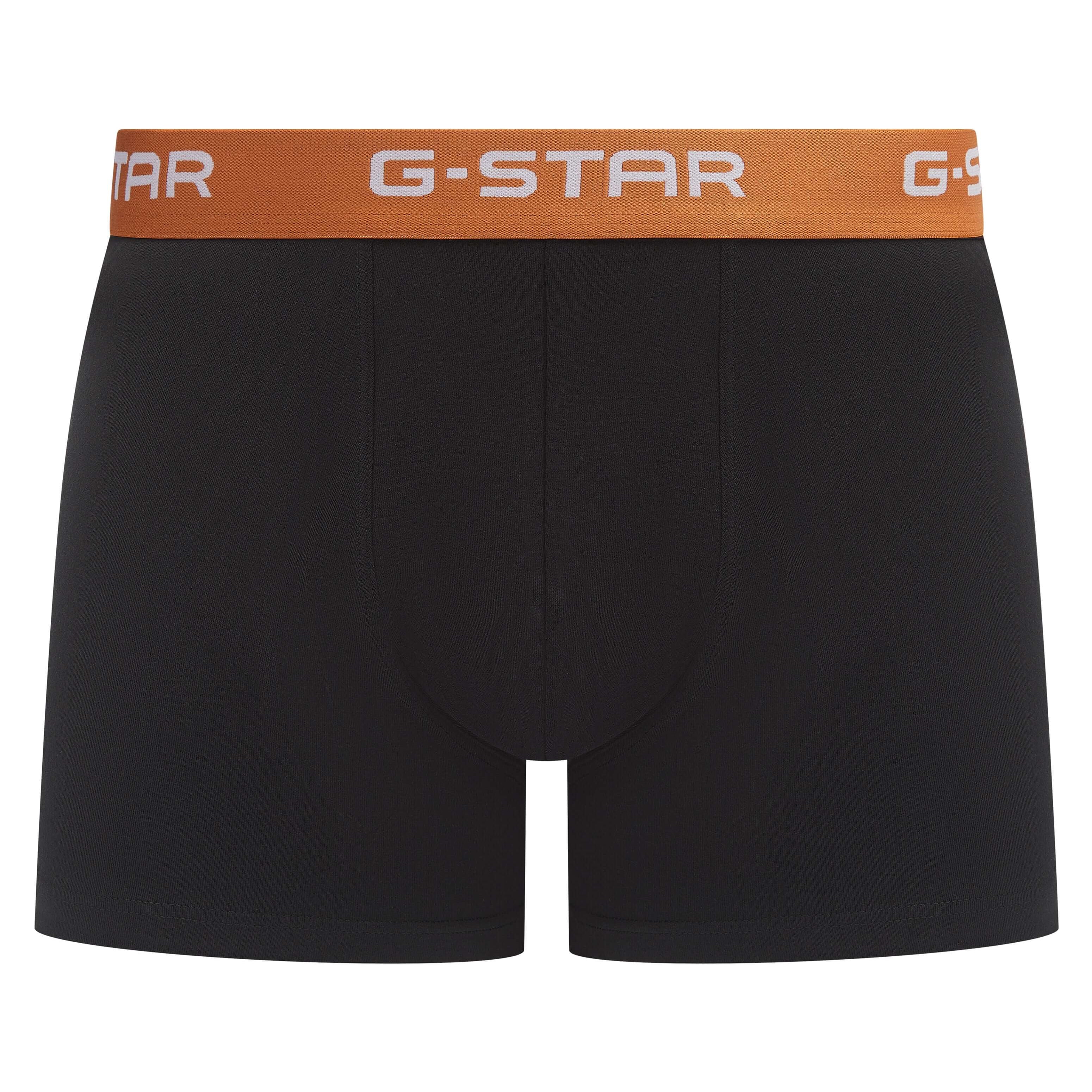 G-Star Men’s 5 Pack Cotton Stretch Trunks – Black Multi