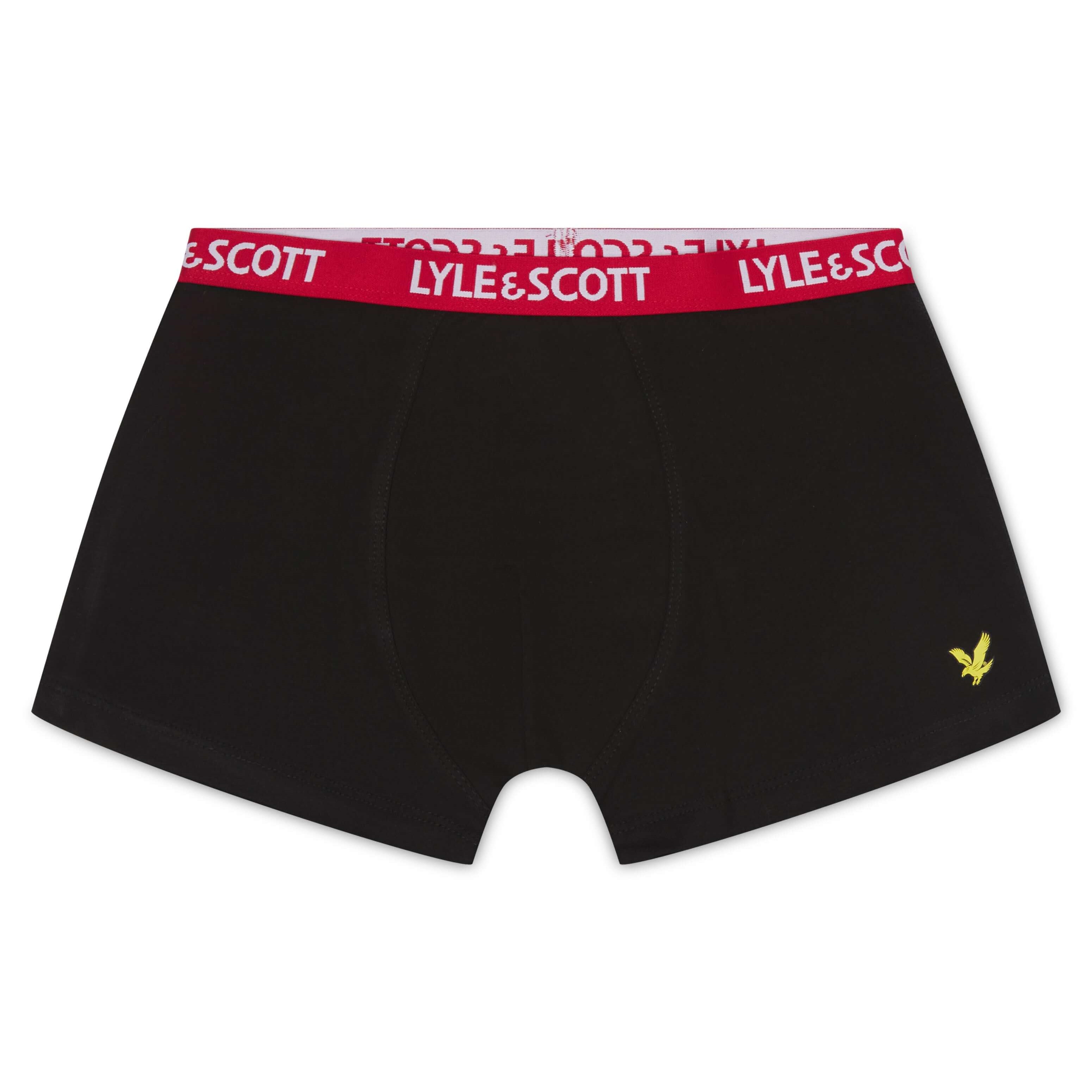 Lyle and Scott 3 Pack Boys Markus Boxers - Black Multi