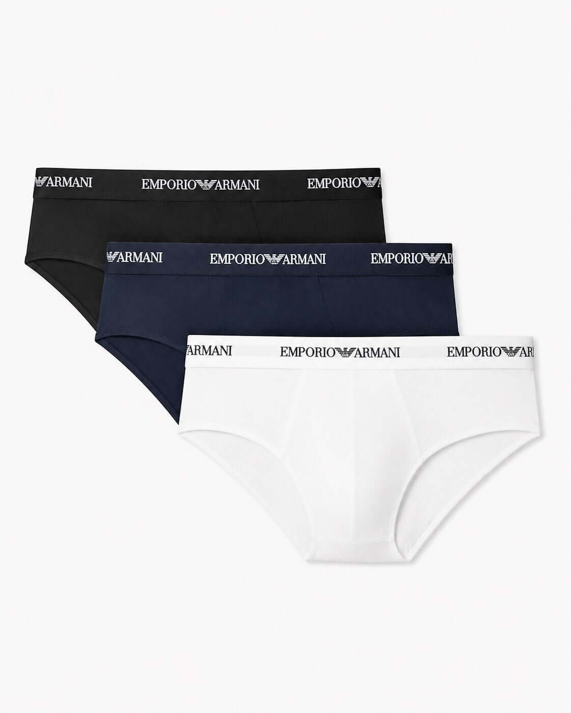 Emporio Armani 3 Pack Stretch Cotton Briefs