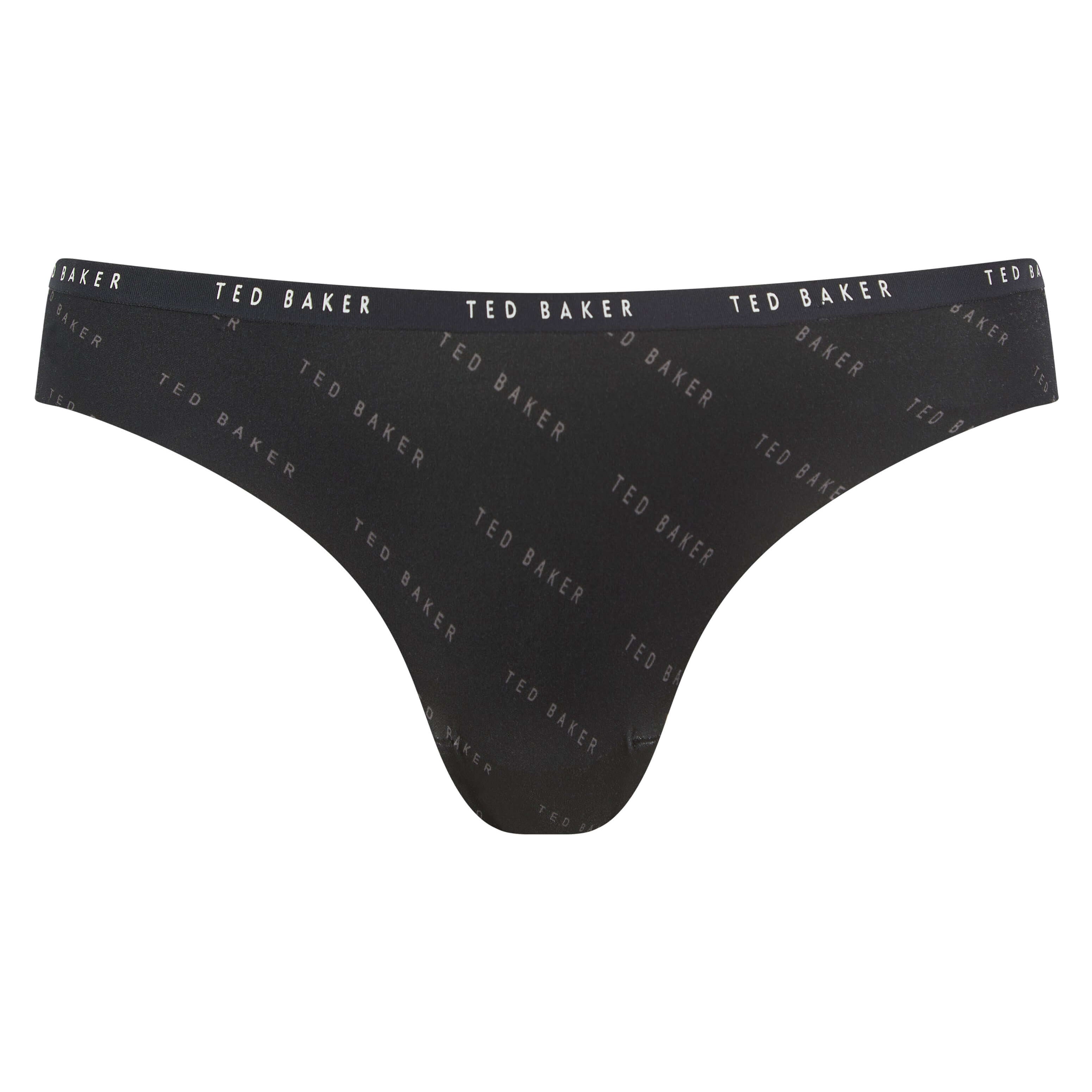 Ted Baker Mila Embossed Women Briefs – 3 Pack White, Black & Irish Cream