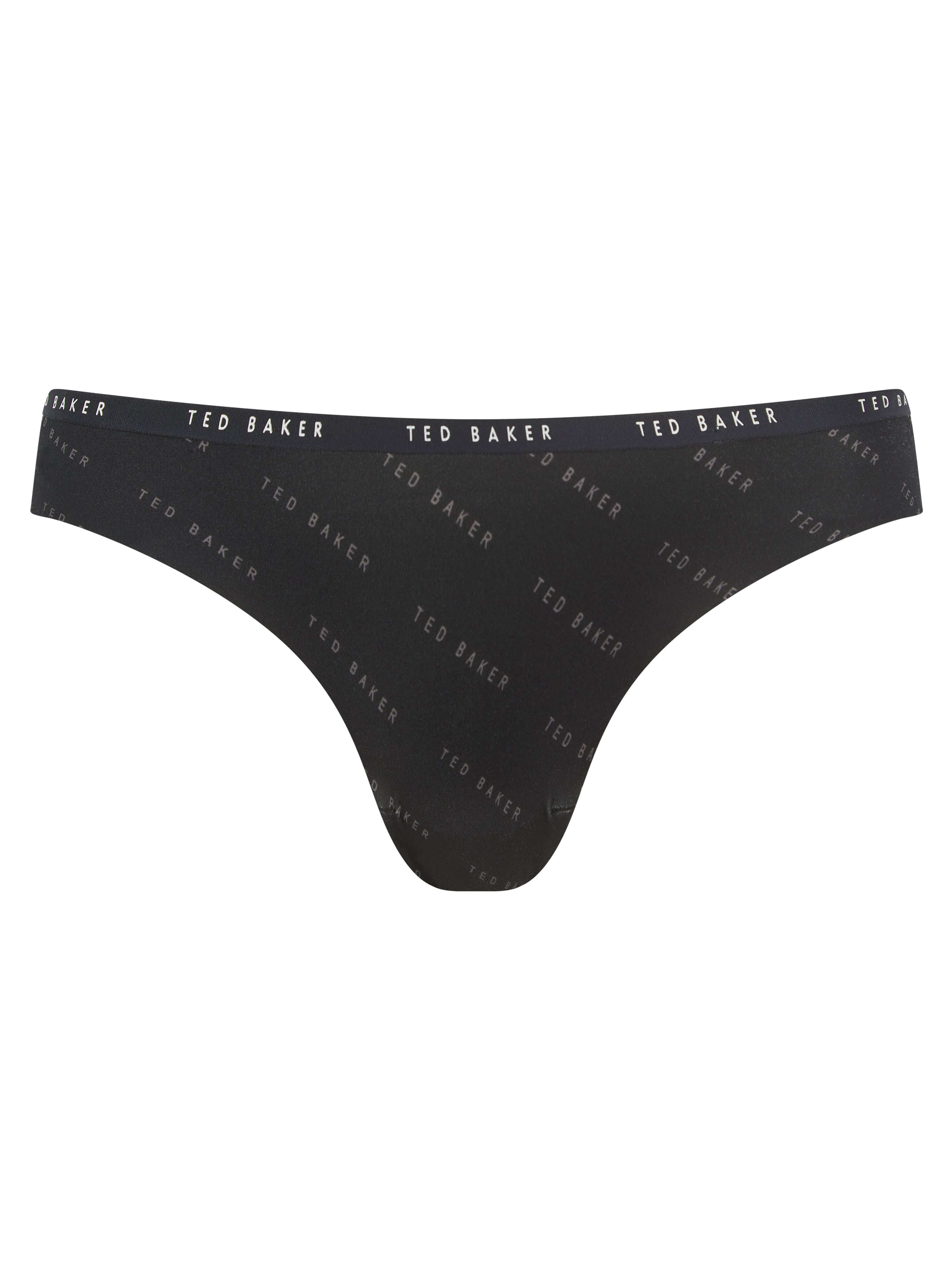 Ted Baker Mila Embossed Women Briefs – 3 Pack White, Black & Irish Cream