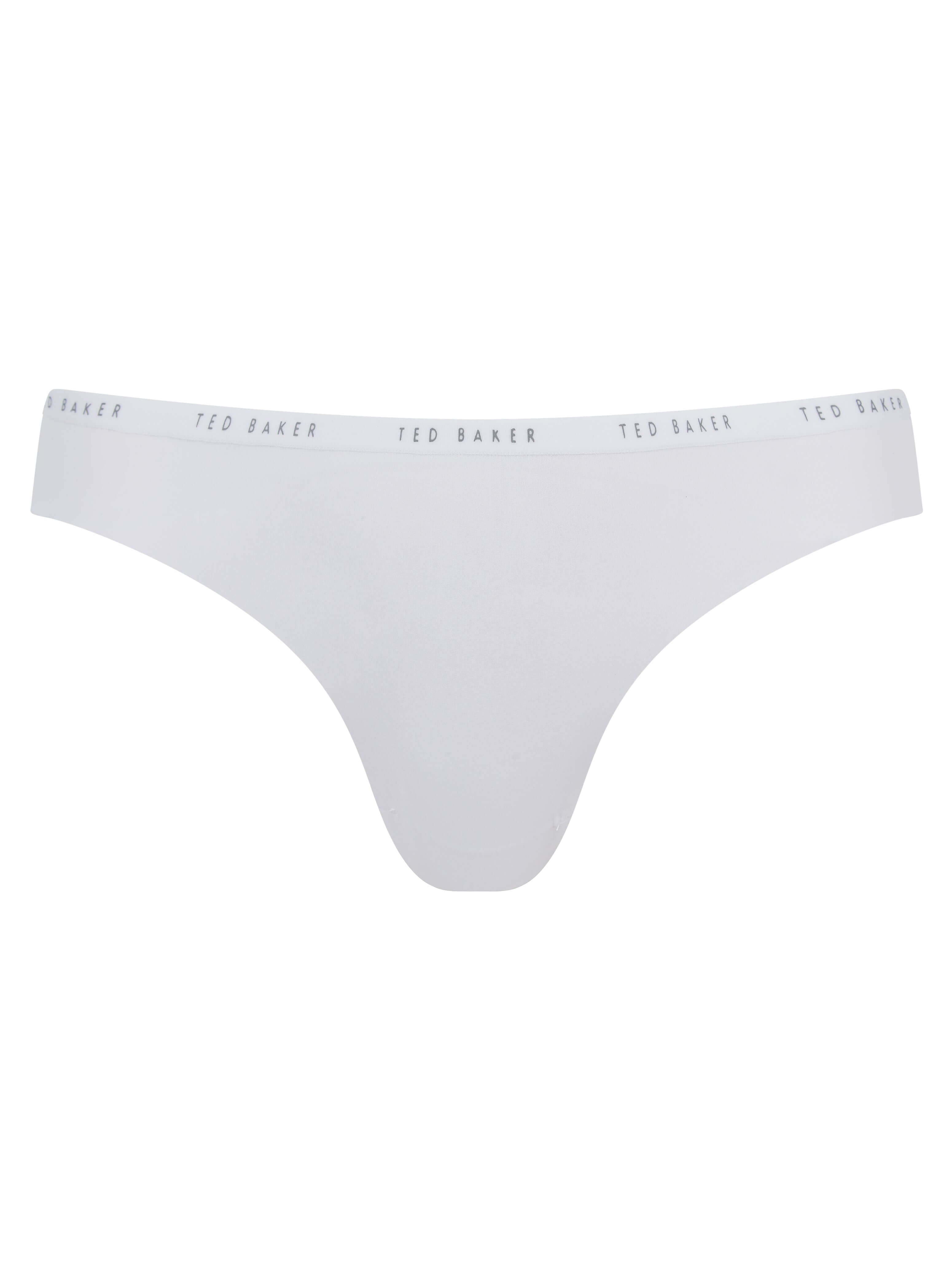 Ted Baker Mila Embossed Women Briefs – 3 Pack White, Black & Irish Cream