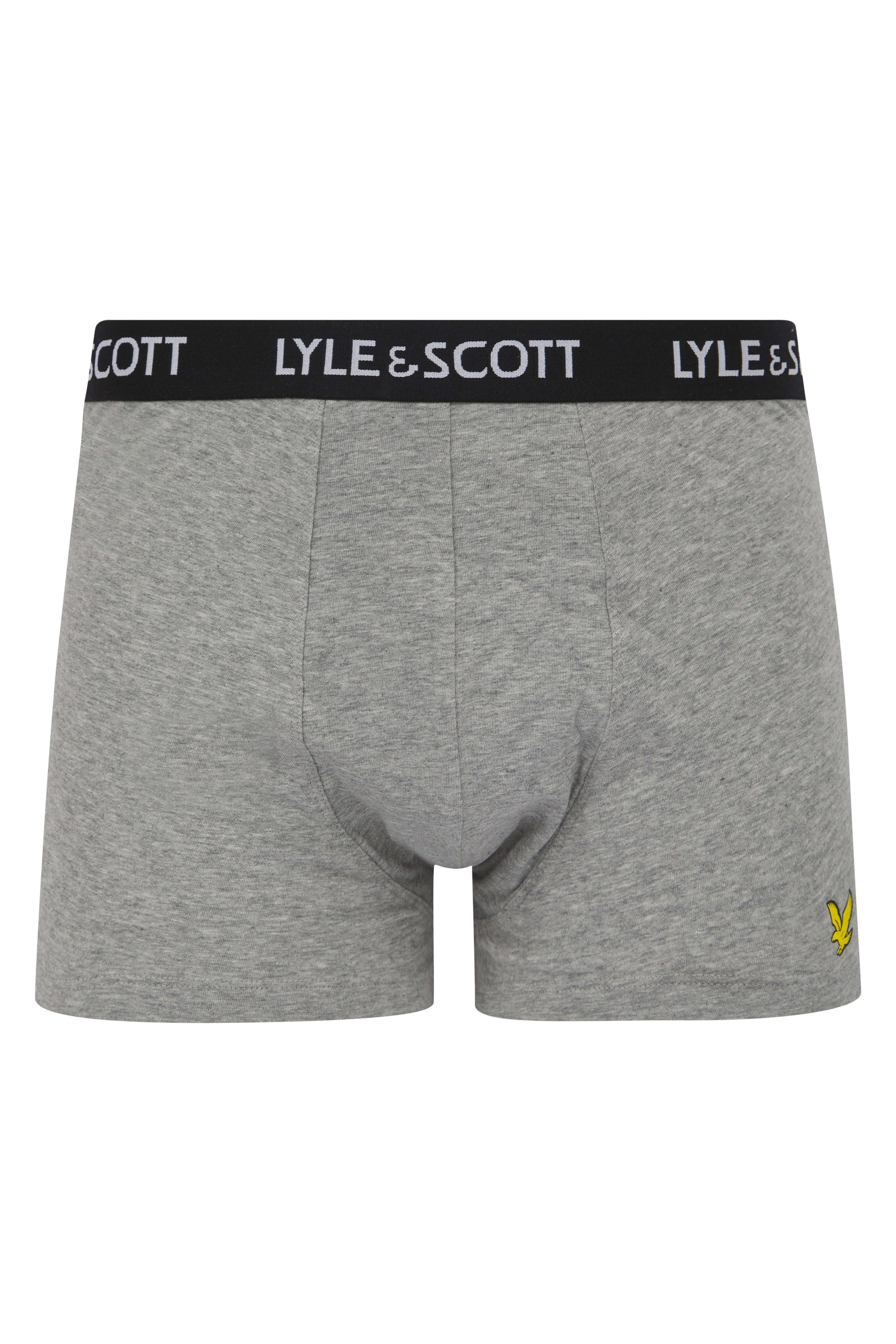 Lyle & Scott 5 Pack Miller Boxer Shorts – Cotton Stretch Trunks for Men, Multi