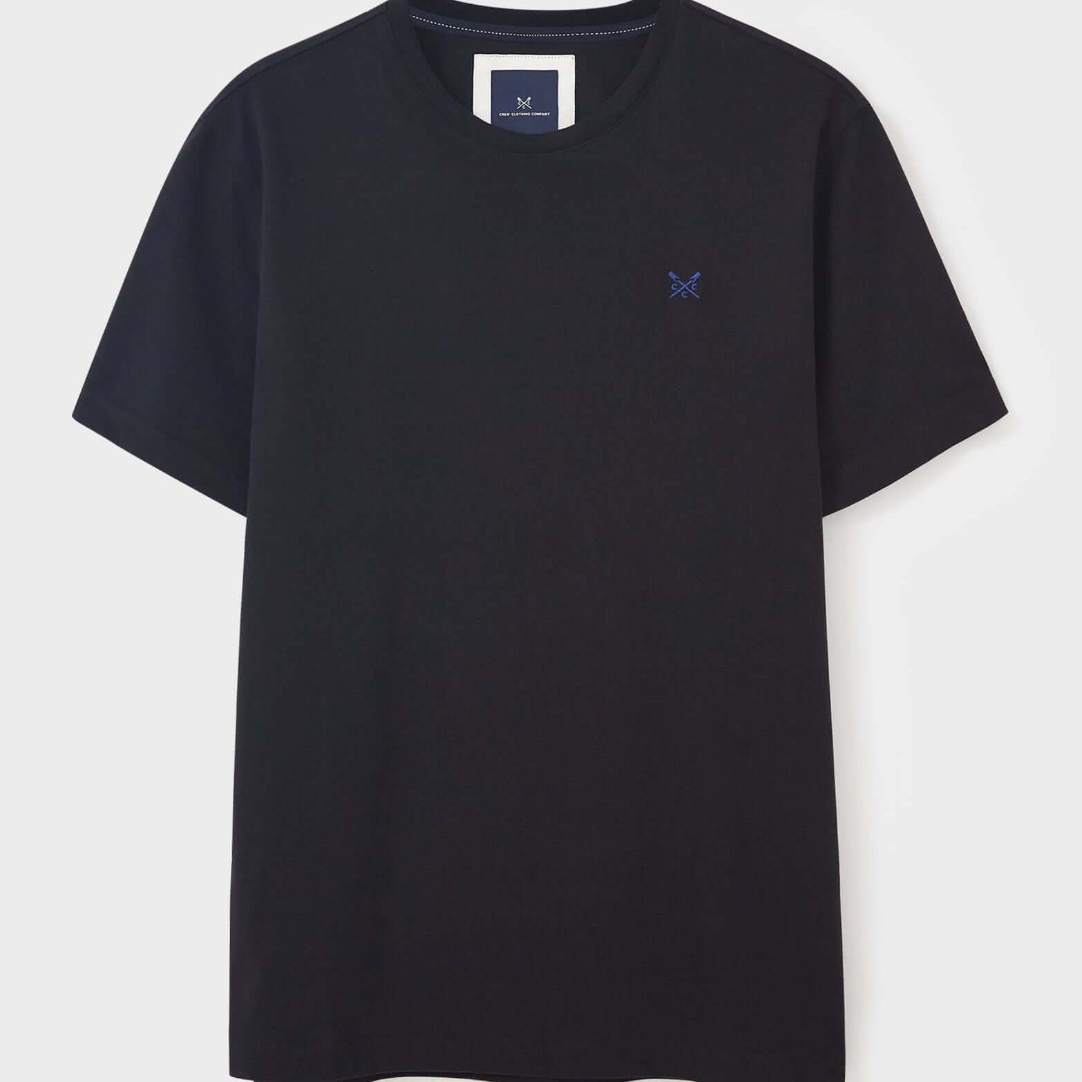 Crew Clothing Classic Crew Neck T-Shirt, 100% Cotton - Heritage Black