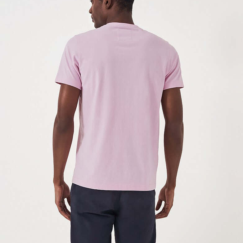 Crew Clothing Classic Crew Neck T-Shirt, 100% Cotton - Classic Pink