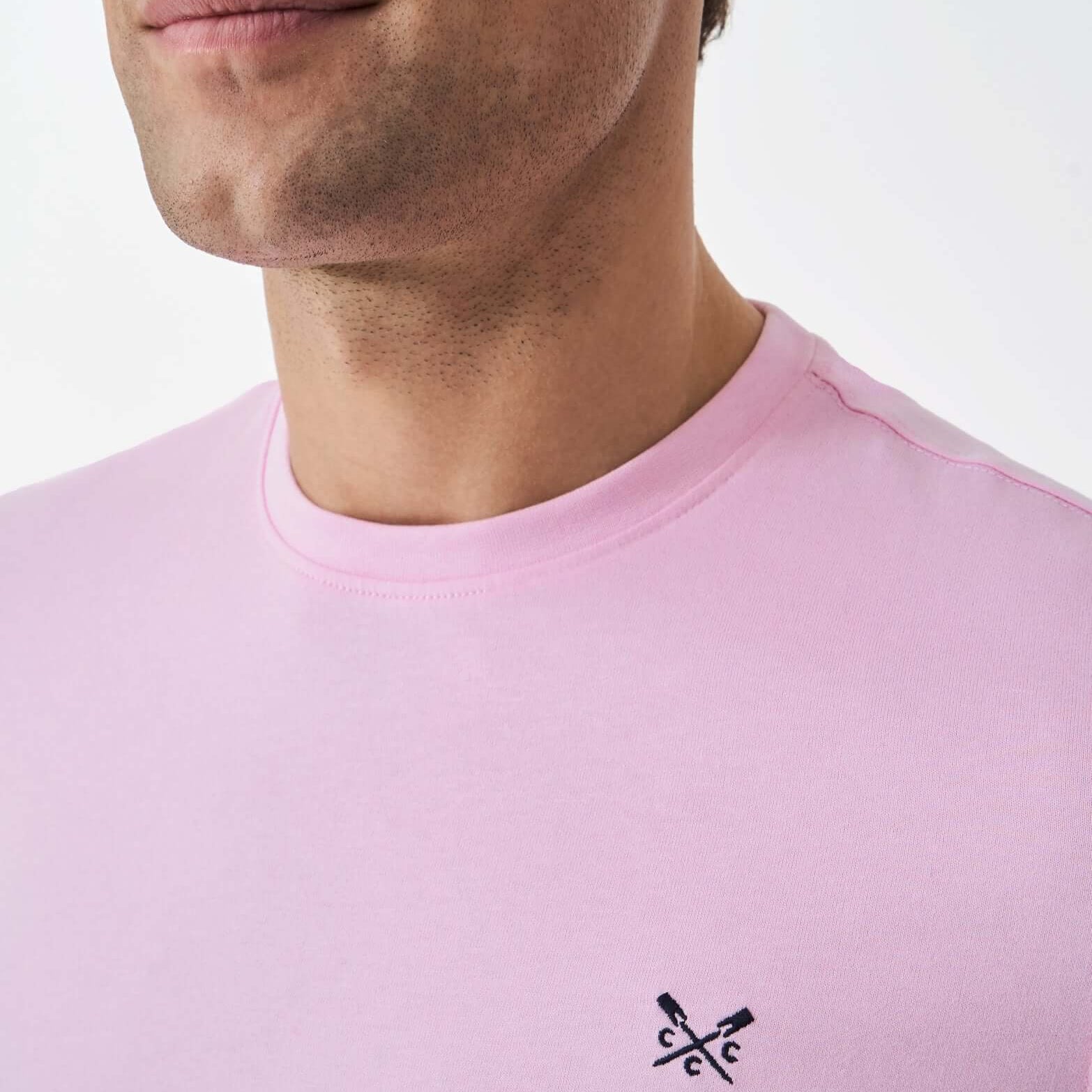 Crew Clothing Classic Crew Neck T-Shirt, 100% Cotton - Classic Pink