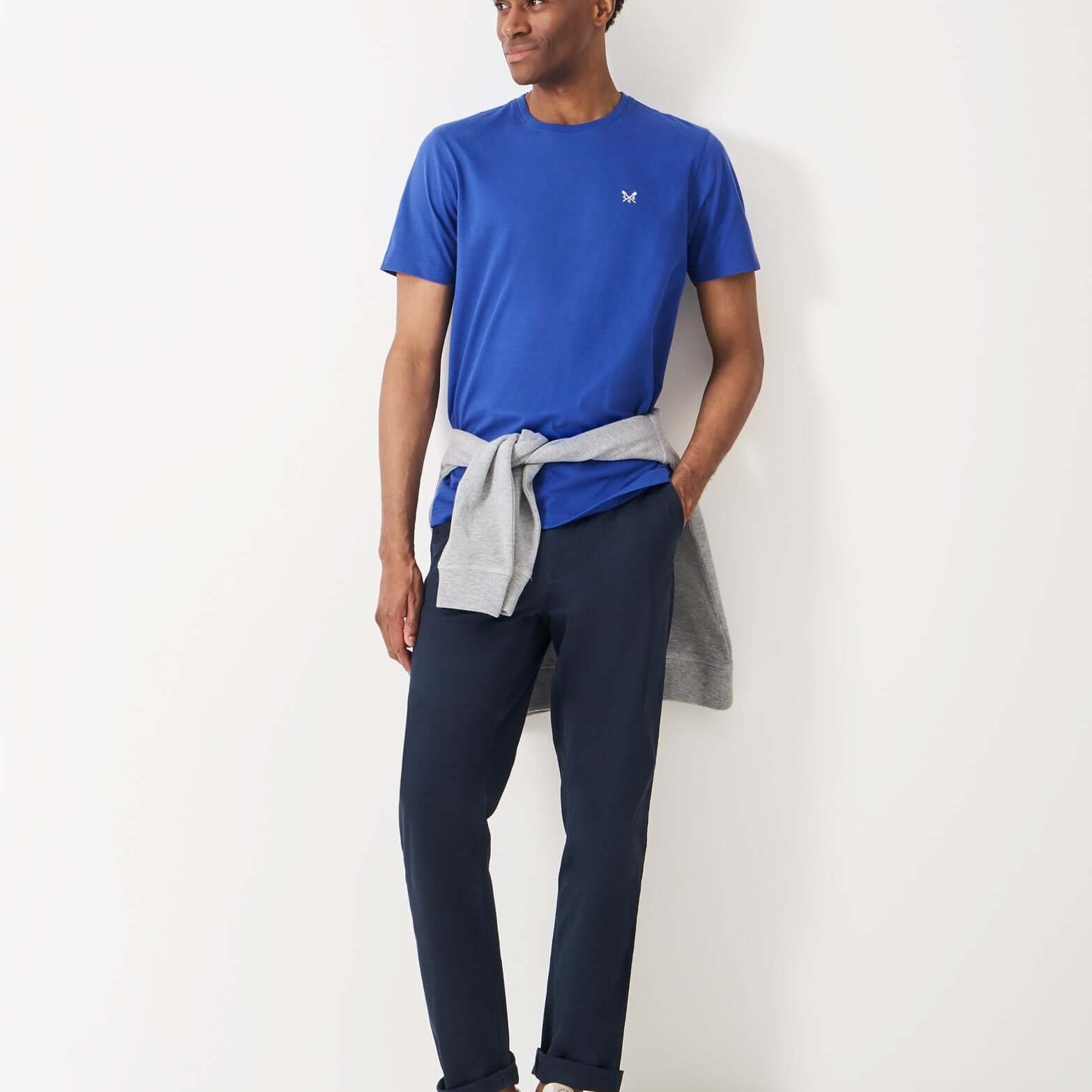 Crew Clothing Classic Crew Neck T-Shirt, 100% Cotton - Heritage Marine