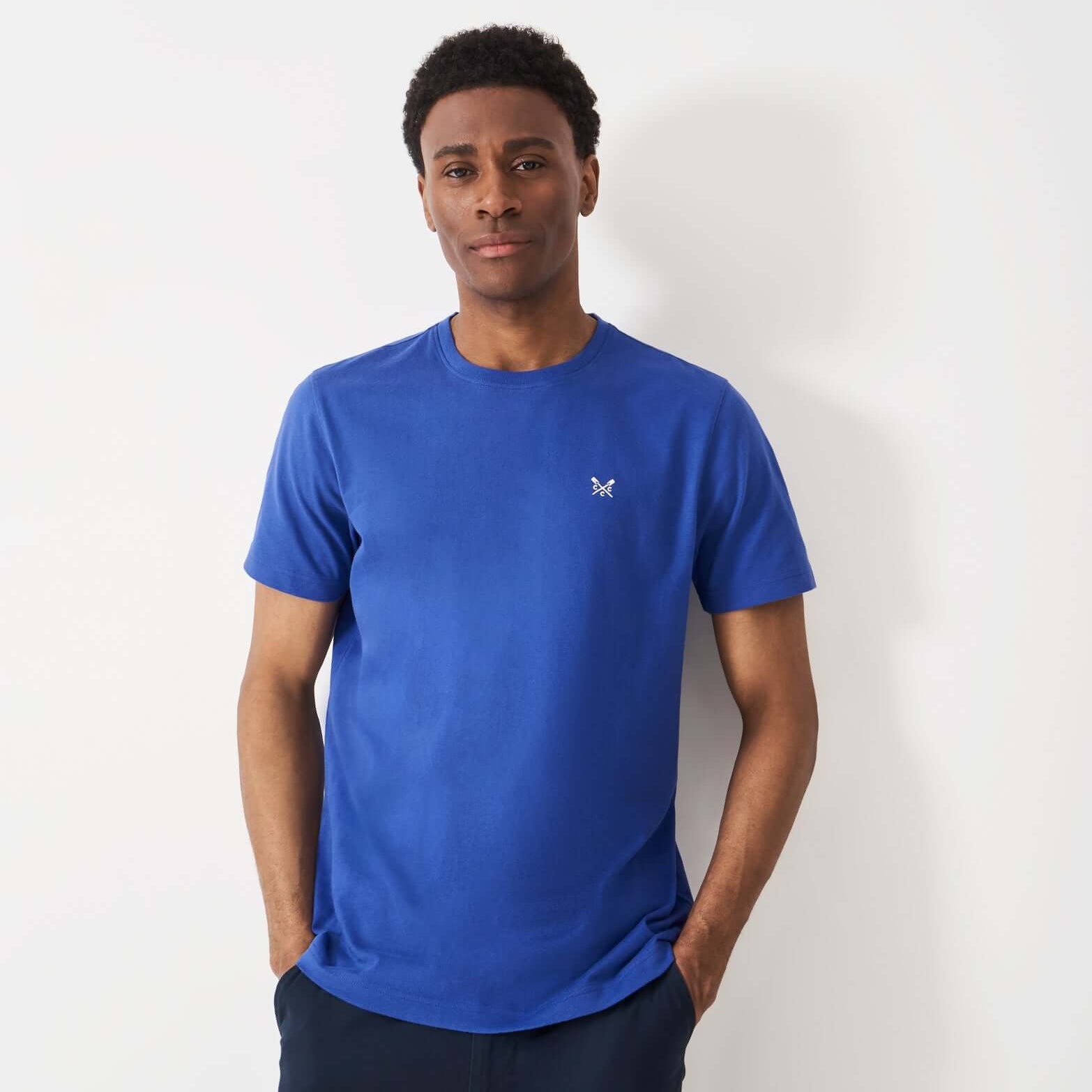 Crew Clothing Classic Crew Neck T-Shirt, 100% Cotton - Heritage Marine
