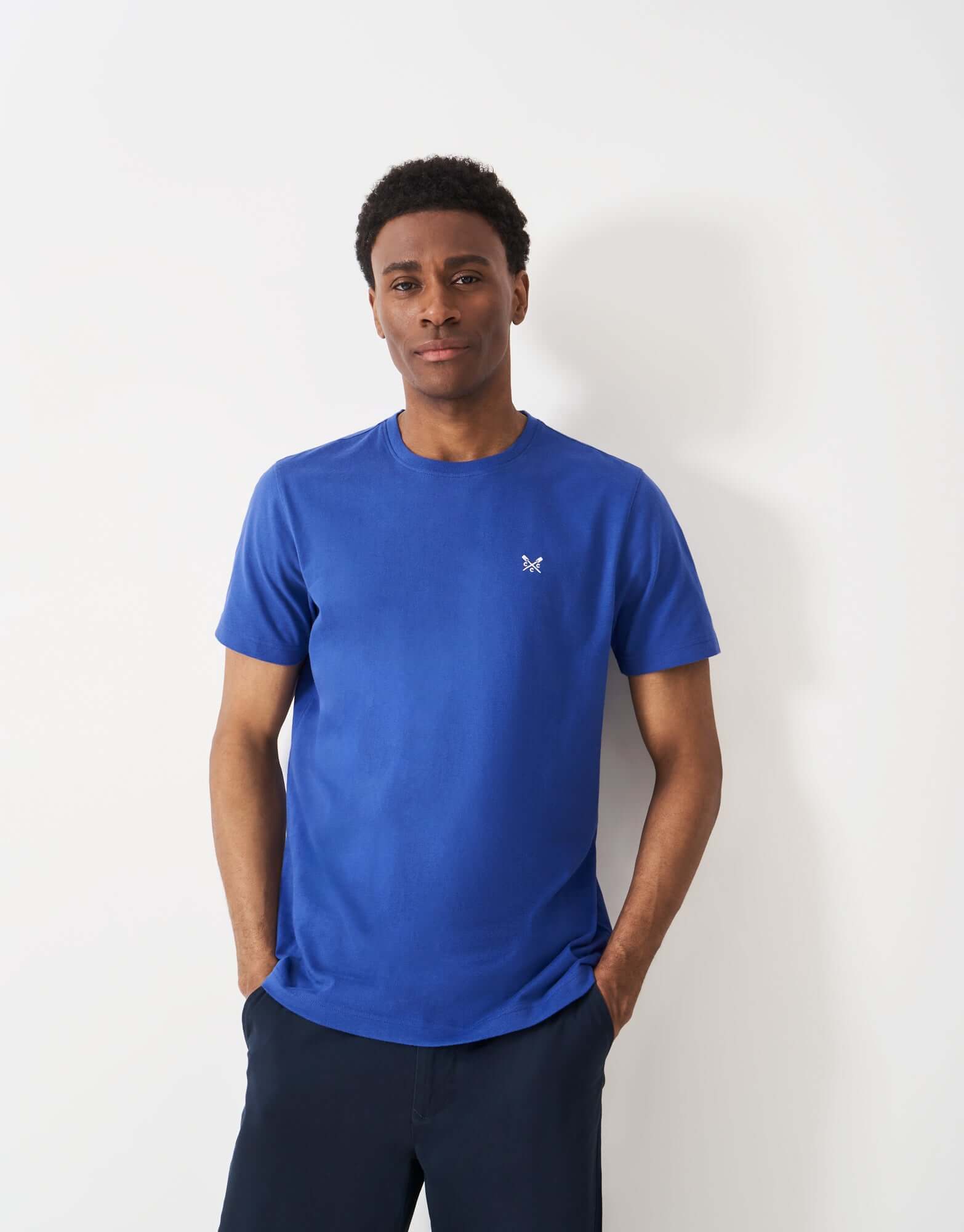 Crew Clothing Classic Crew Neck T-Shirt, 100% Cotton - Heritage Marine
