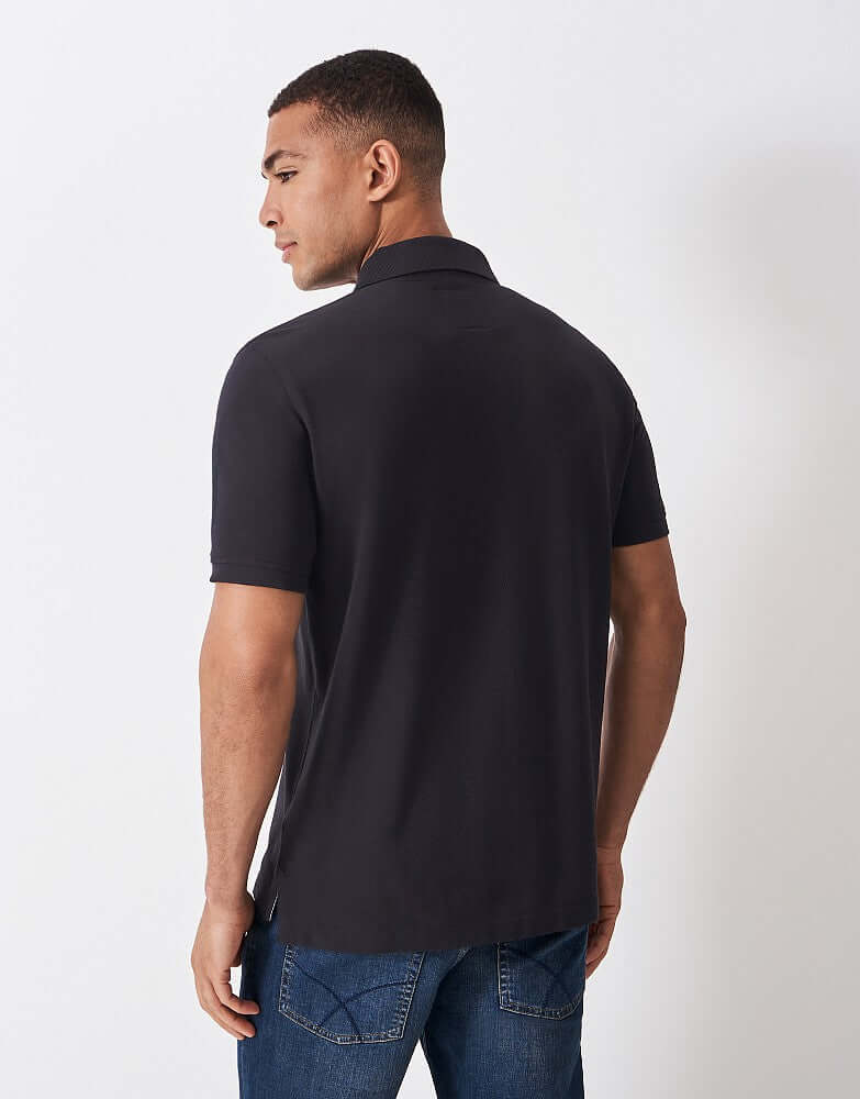 Crew Clothing Classic Pique Polo Shirt - Heritage Black