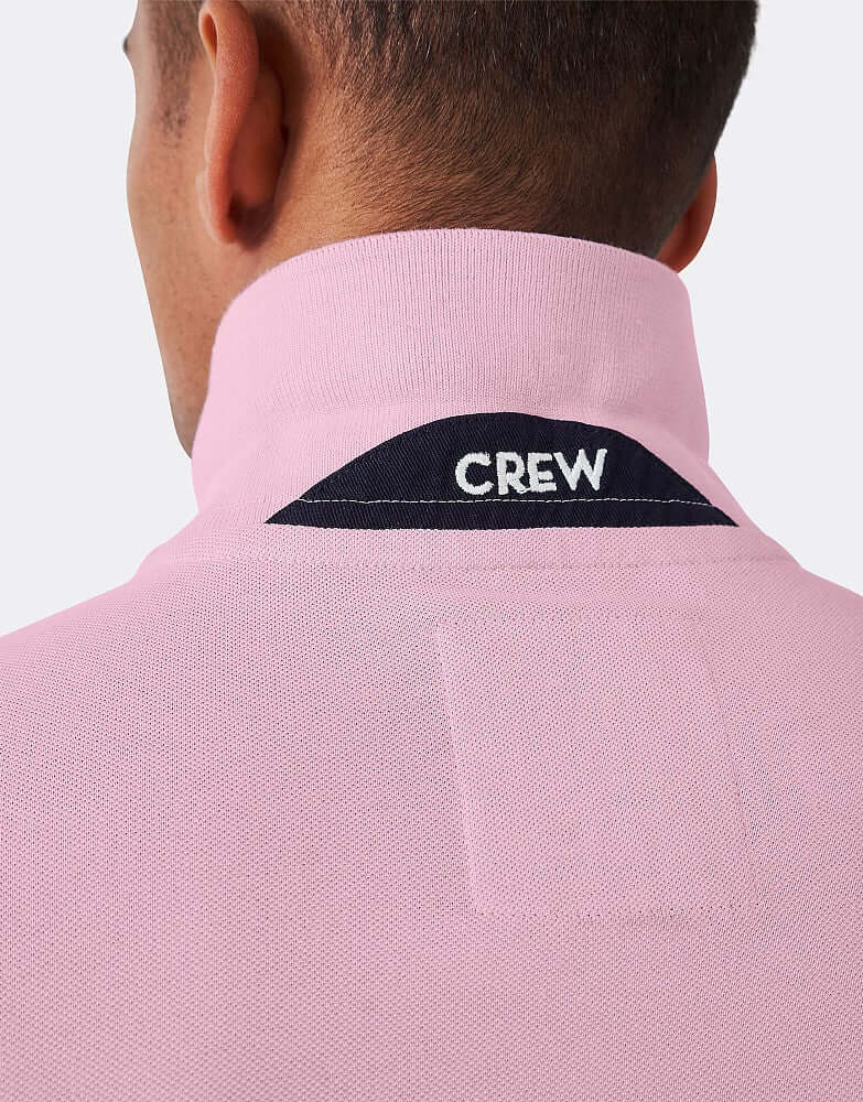 Crew Clothing Classic Pique Polo Shirt - Heritage Pink, 100% Cotton