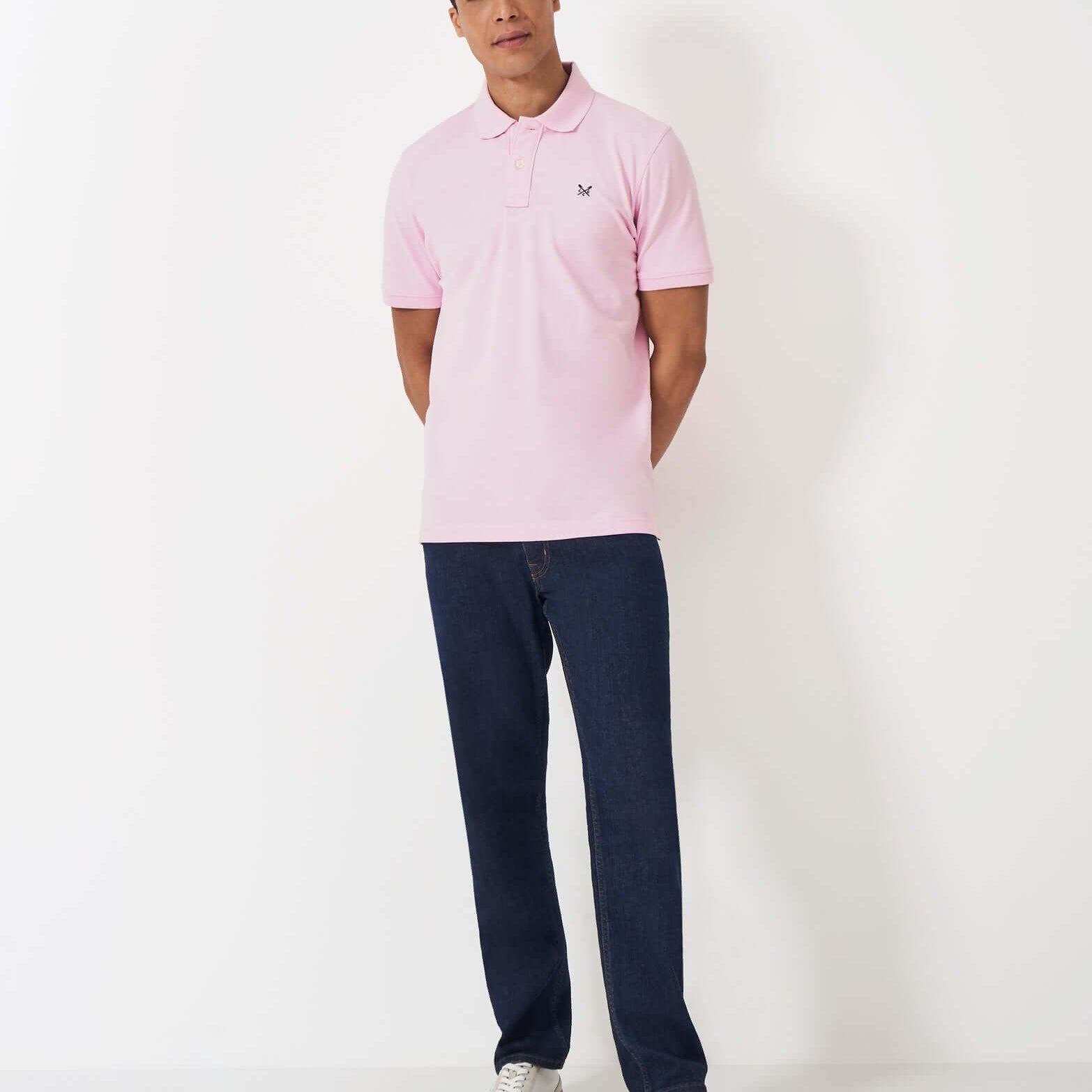 Crew Clothing Classic Pique Polo Shirt - Heritage Pink, 100% Cotton