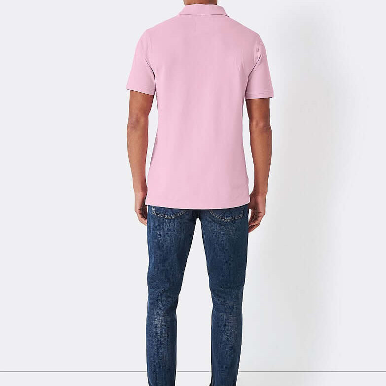 Crew Clothing Classic Pique Polo Shirt - Heritage Pink, 100% Cotton