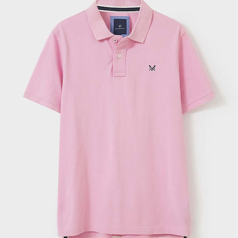 Crew Clothing Classic Pique Polo Shirt - Heritage Pink, 100% Cotton