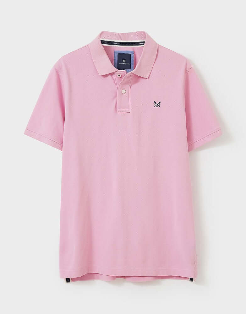 Crew Clothing Classic Pique Polo Shirt - Heritage Pink, 100% Cotton