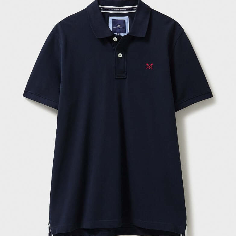 Crew Clothing Classic Pique Polo Shirt - Heritage Dark Navy