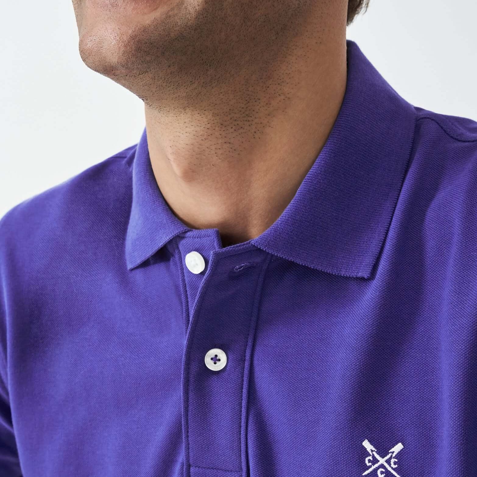 Crew Clothing Men's Classic Pique Polo Shirt – Heritage Marine, 100% Cotton