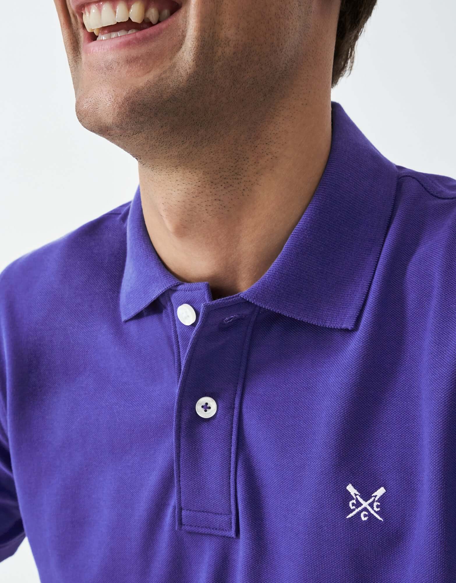 Crew Clothing Men's Classic Pique Polo Shirt – Heritage Marine, 100% Cotton