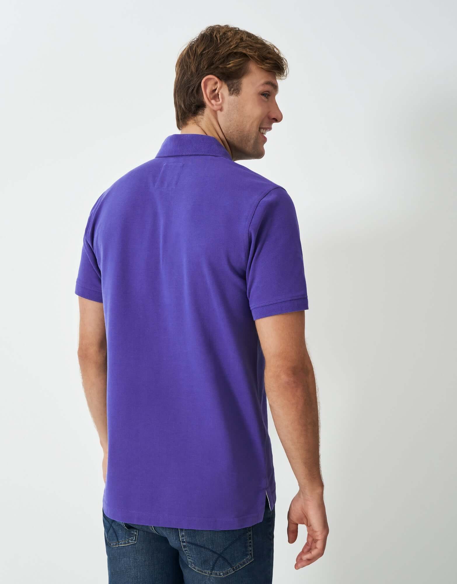 Crew Clothing Men's Classic Pique Polo Shirt – Heritage Marine, 100% Cotton