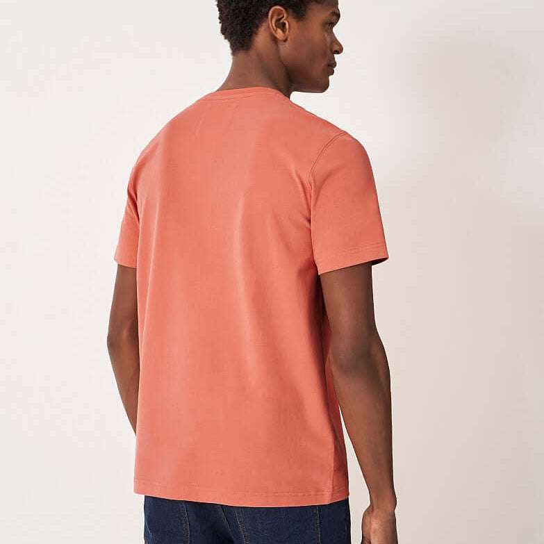 Crew Clothing Classic Crew Neck T-Shirt, 100% Cotton - Coral